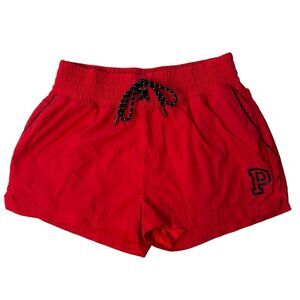 PINK Victoria’s Secret Nylon Shorts Red Size S